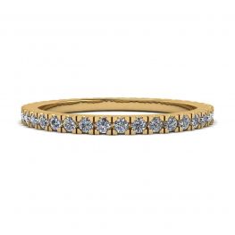 Classic Petite Diamond Eternity Ring in 18K Yellow Gold Classic Petite Diamond Eternity Ring in 18K Yellow Gold