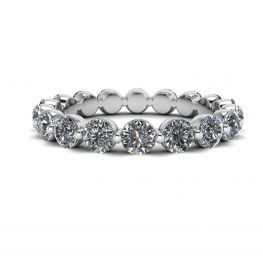 3 mm Diamond Eternity Ring Shared Prong 3 mm Diamond Eternity Ring Shared Prong