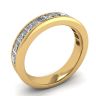 Eternity Princess Cut Diamond Ring  Yellow Gold, Image 4