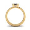 Contemporary Princess Cut Engagement Double Ring, Image 2