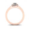 Rose Gold Ring with Diamonds, Image 2