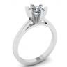 Diamond Ring in 18K White Gold for Engagement, Image 4