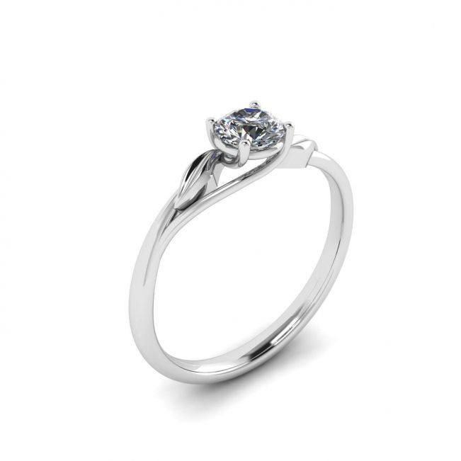 Nature Inspired Diamond Engagement Ring - Photo 3