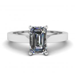 Rectangular Diamond Ring White Gold Rectangular Diamond Ring White Gold