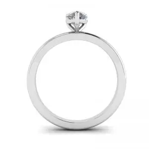 Classic Pear Diamond Solitaire Ring - Photo 1
