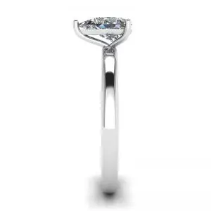 Classic Pear Diamond Solitaire Ring - Photo 2