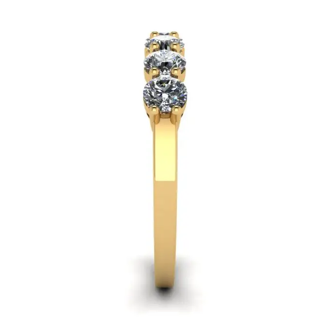 Eternal Seven Stone Diamond Ring in 18K Yellow Gold - Photo 2
