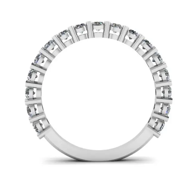 17 Diamond Ring in 18K White Gold  - Photo 1