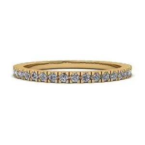 Classic Petite Diamond Eternity Ring in 18K Yellow Gold