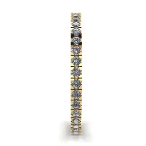 Classic Petite Diamond Eternity Ring in 18K Yellow Gold - Photo 2