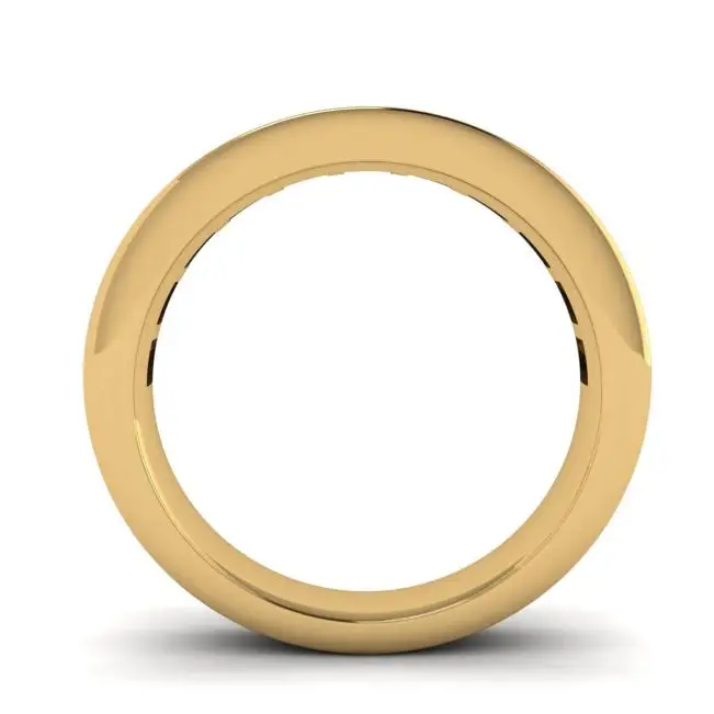 Eternity Princess Cut Diamond Ring  Yellow Gold - Photo 1