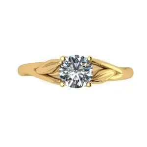 Nature Inspired Diamond Engagement Ring