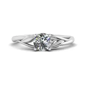 Nature Inspired Diamond Engagement Ring