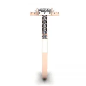 Oval Diamond Ring Rose Gold - Photo 2