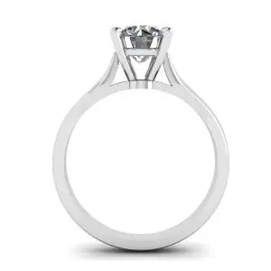 Classic Diamond Ring with One Diamond - Photo 1
