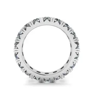 3 carat Eternity Diamond Band in 18K White Gold - Photo 1