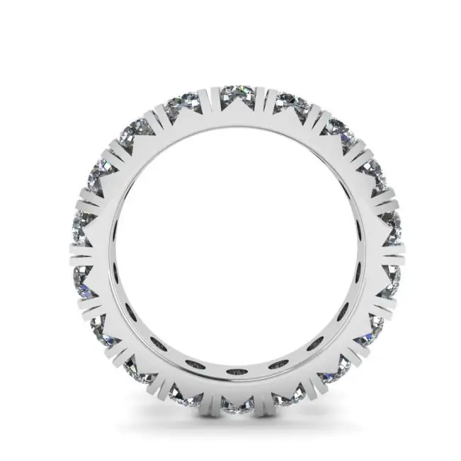 3 carat Eternity Diamond Band in 18K White Gold - Photo 1