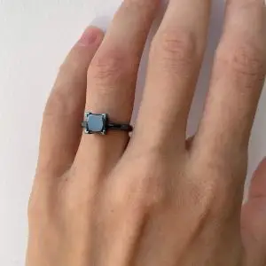 Black Diamond Ring Rose Gold - Photo 5
