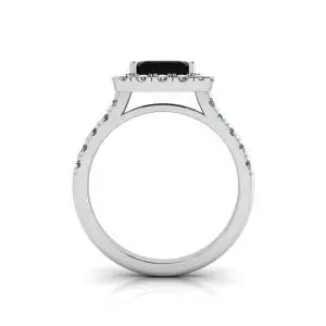 Princess Black Diamond Ring - Photo 1