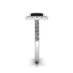 Princess Black Diamond Ring - Photo 2