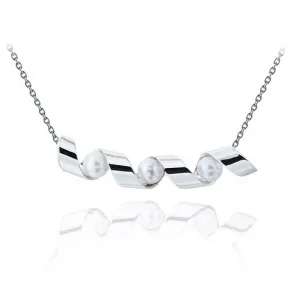 Smile Necklace with Sea Pearls - Ruban Collection